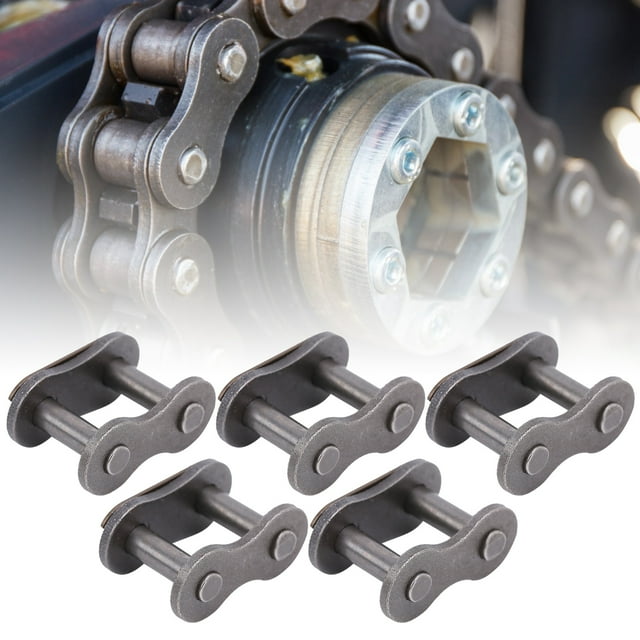 5PCS Chain Master Links, Strong And Durable Practical Strong Master Connector Link For Bike Mini Bike Bicycle Karting Pit ATV Scooter