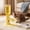 Yellow, variant on Automatic Cat Water Dispenser with Adjustable Height, Anti-Spill Pet Hydration Station with Petal Base, Gravity Fed Water Bowl for Kittens