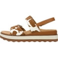 thumbnail image 3 of Women's Vionic Brielle Platform Wedge Sandal Brown Cow Print, 3 of 7