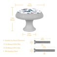 thumbnail image 4 of 4PCS Round Butterfly Cabinet Fluorescence Knob Glowing in the Dark Furniture Drawer Pulls Handle with Screws, 4 of 5