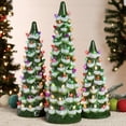 thumbnail image 1 of Juego de 3 árboles de Navidad de cerámica Best Choice Products, 1 of 7
