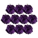 thumbnail image 2 of 10 rosas artificiales decorativas de seda para decoración de bodas, fiestas y hogares. R: morado oscuro, 2 of 9