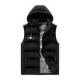 thumbnail image 3 of guisaled Heated Vest for Mrn with Hood Electric Rechargeable USB Lightweight Heating Vest Warming Softshell 16 Heating Zone Heated Jackets, 3 of 4