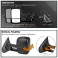 thumbnail image 4 of Spec-D Tuning Black Power Heated Towing Mirrors Compatible with 2014-2018 Chevy Silverado GMC Sierra 1500 Left + Right Pair, 4 of 7