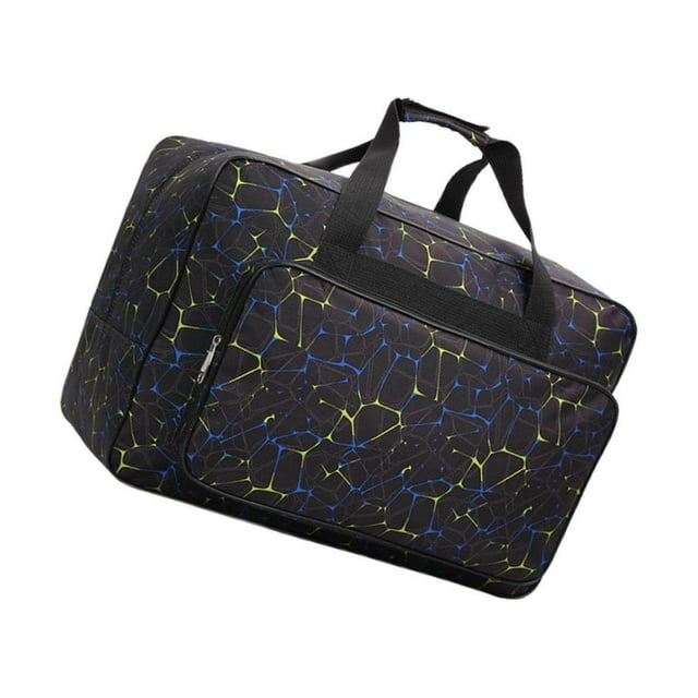 Langgg Multi-Function Sewing Machine Storage Bags Dustcover Organizer Sew Bag Holder Travel Storage Dust Cover Handbag Holder Black