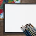 thumbnail image 2 of Kate and Laurel Sylvie Blank Framed Canvas Wall Art, 28x38 Dark Gray, Modern Empty Canvas for Paint-Your-Own Art, Premium Canvas Already Framed, 2 of 6