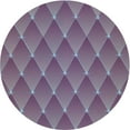 thumbnail image 1 of Ahgly Company Indoor Round Patterned Lavender Purple Area Rugs, 4' Round, 1 of 6