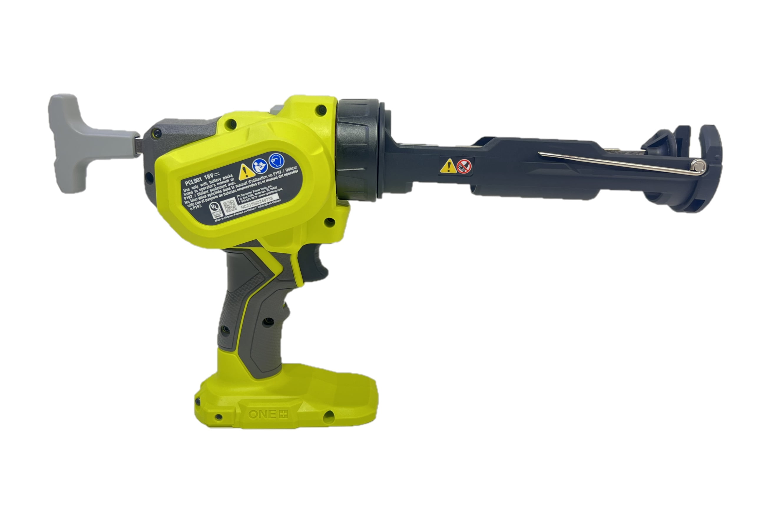 RYOBI 18 Volt PCL901 Cordless 10 oz. Caulk & Adhesive Gun Kit with Battery and Charger