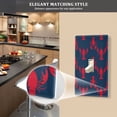thumbnail image 5 of Yayeee Toggle Light Switch Wall Plate 1-Gang 4.5"x2.7" Home Decorative Outlet Cover, Blue Lobster Pattern, 5 of 7