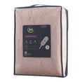 thumbnail image 6 of Serta Leena Shaggy Faux Fur Heated Throw Blanket, Electric Throw Blanket 50x60 inch, Blush, 6 of 10