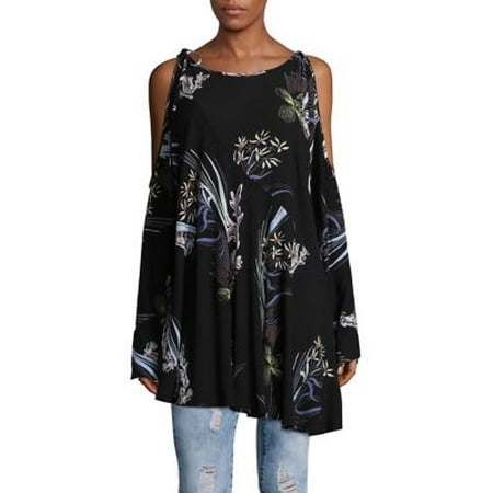 Free People Clear Skies Printed Tunic Neutral SM (Women's 4-6)