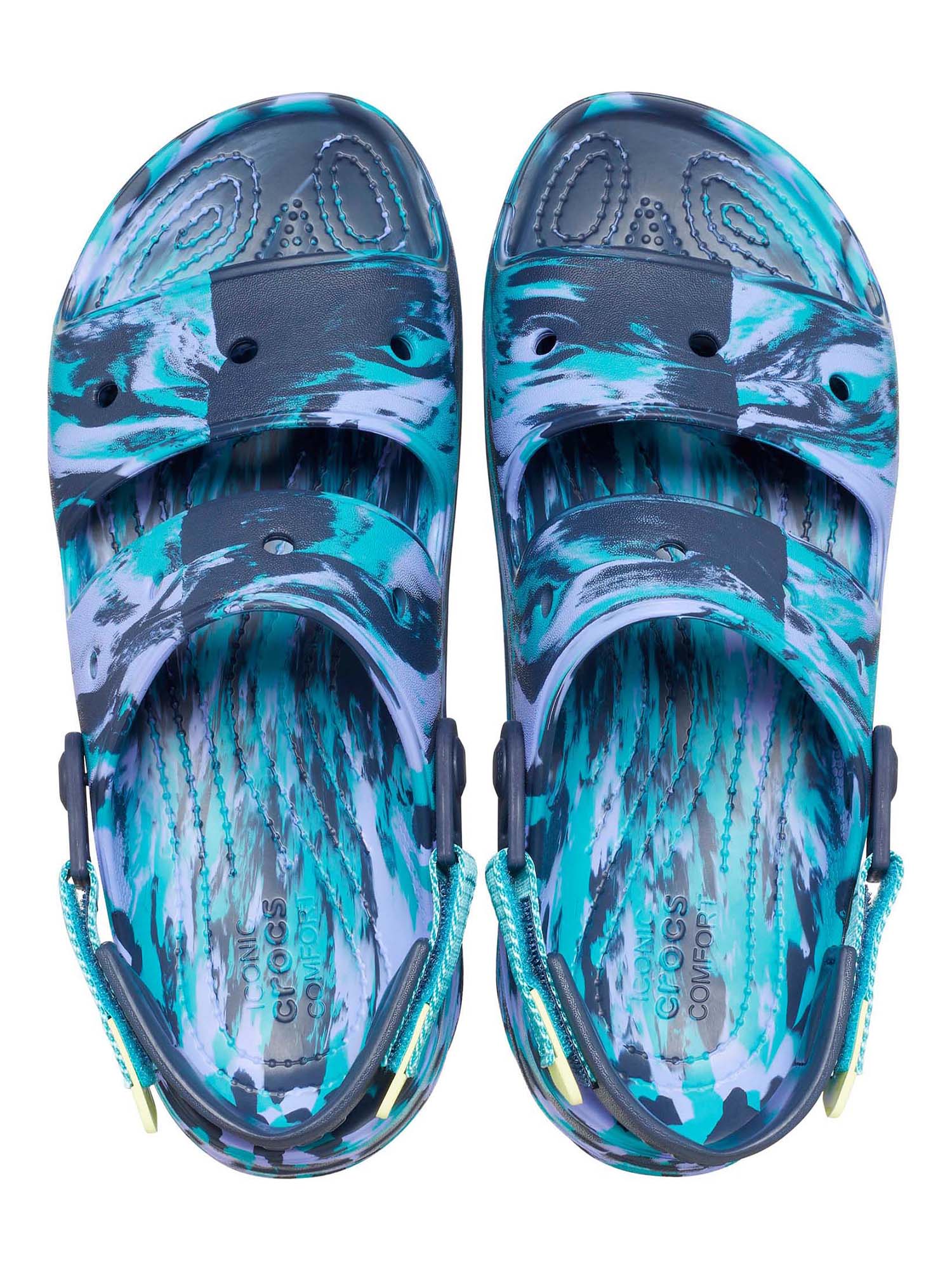 Crocs Unisex Classic All Terrain Marbled Slide Sandal 