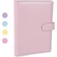 thumbnail image 1 of A5 PU Leather Ring Binder, Refillable 6 Ring Binder Case, Binder Notepad and Meeting Notebook, Travel Writing Notebook Diary Binder (Pink), 1 of 5