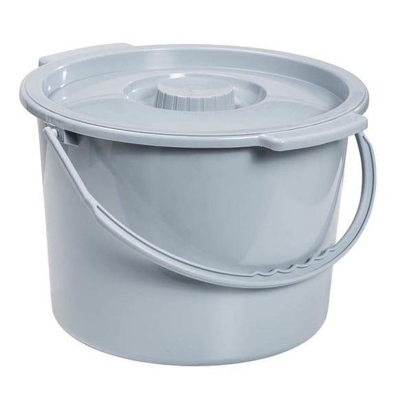 Drive Commode Bucket with Lid, 12 Quart Capacity