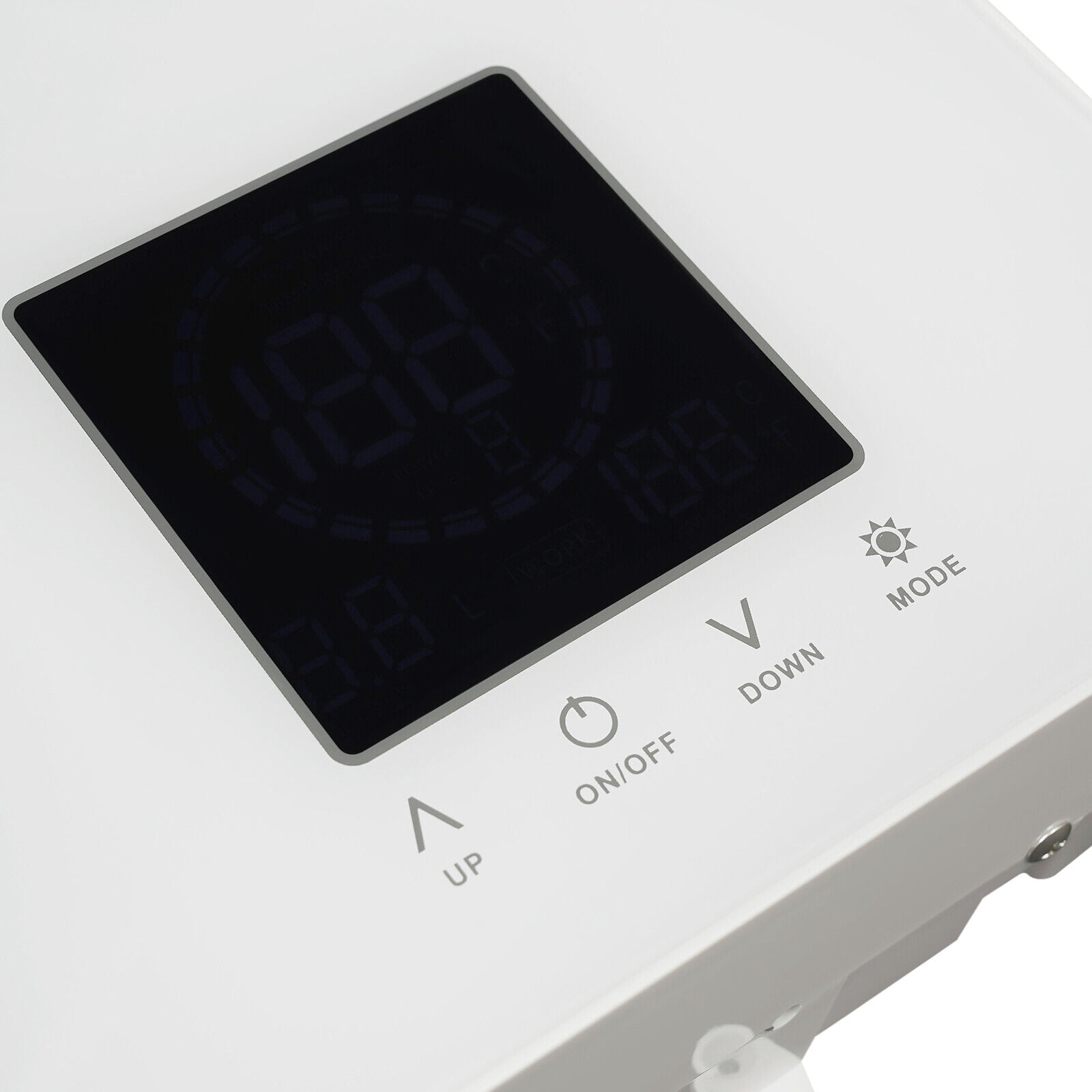 7500W Modern Instant Electric Water Heater with Led Display White IPX4 for Kitchens, Bathrooms