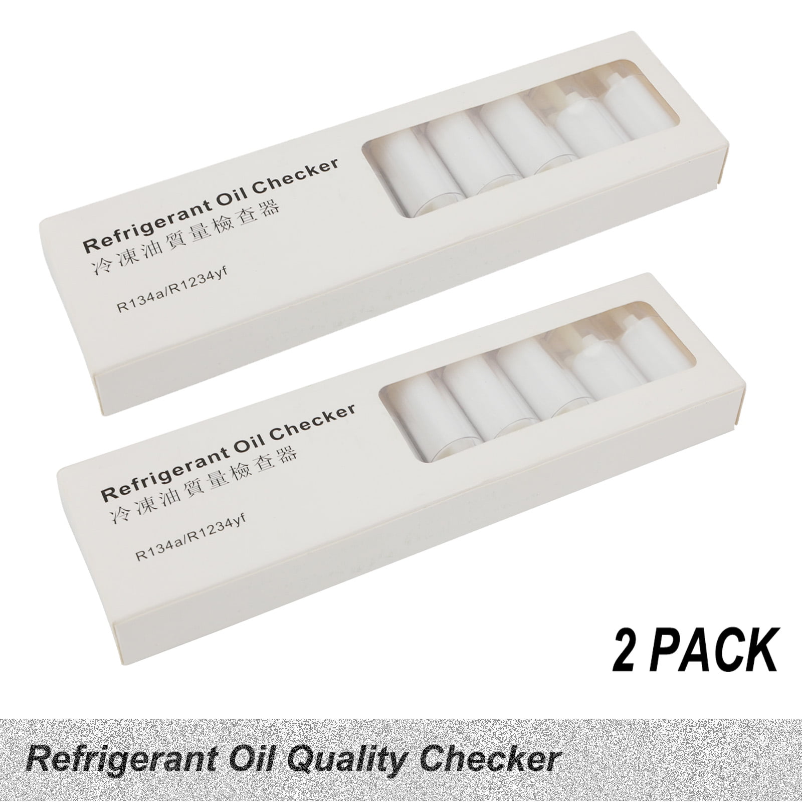 20 Pcs R134a R1234YF A/C Oil Checker Refrigerant Oil Analyzer Tester
