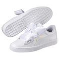 thumbnail image 2 of puma basket heart patent women's sneakers puma white363073-02, 2 of 3