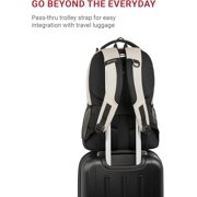 Wenger 5505572416 Swissgear Cecil Laptop Backpackcase Cream/black Fits Up To A 16in Lapto