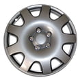 thumbnail image 2 of TuningPros WSC-502S15 Hubcaps Wheel Skin Cover 15-Inches Silver Set of 4, 2 of 4
