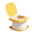 thumbnail image 3 of Kokiya Baby Potty Chair Comfortable Thick with Handle Portable Storage Foldable Cartoon orange, 3 of 9