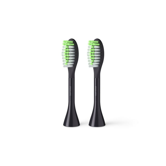 Philips One by Sonicare Brush Heads, Black, BH1022