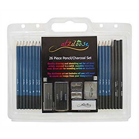 atziloose art supplies drawing pencils 26 piece drawing pencil and