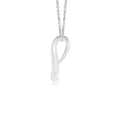 thumbnail image 2 of ANGARA Natural 0.11 Ct. Diamond Solitaire Pendant Necklace in 14K White Gold for Women with 18 Inch Chain, 2 of 7
