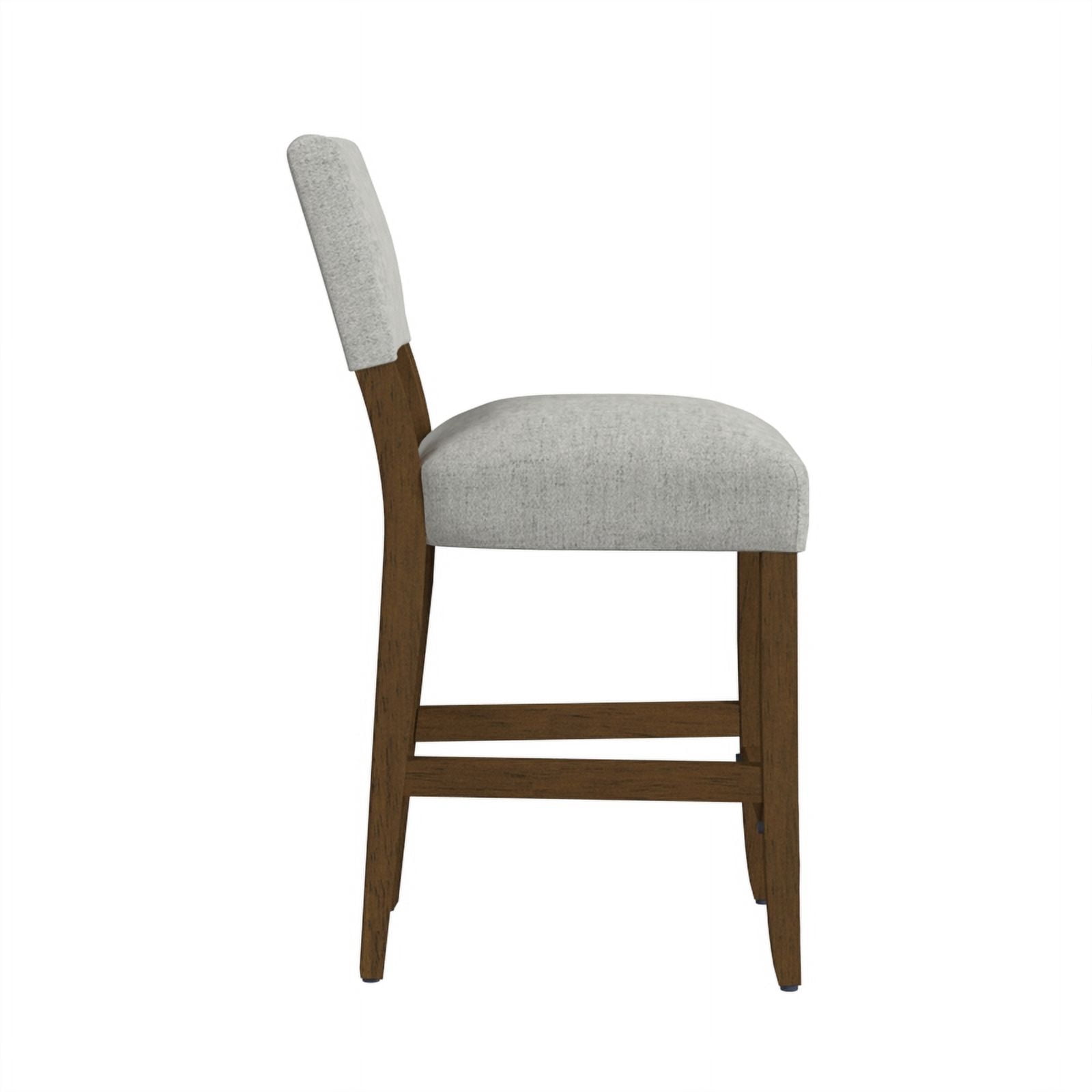 HomePop 26" Indoor Upholstered Counter Stool, Gray