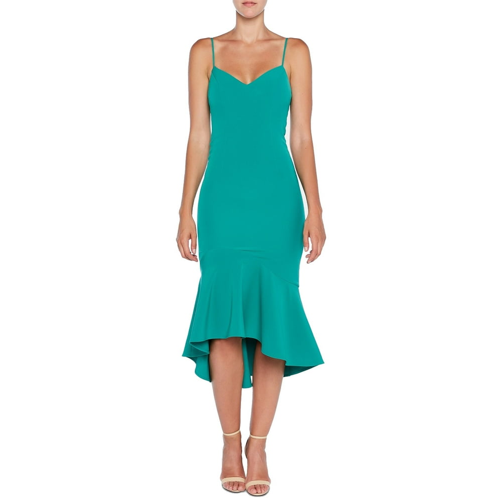 Bardot Dresses - Women's Dress Medium High-Low Flounce V-Neck M ...