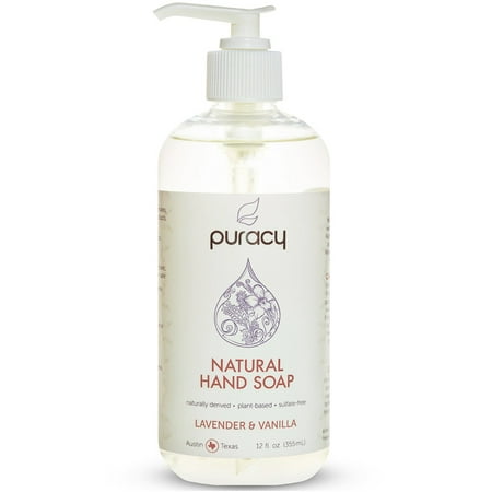 Puracy  Natural Hand Soap  Lavender   Vanilla  12 fl oz  355