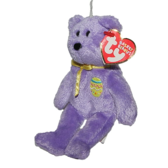 Ty Basket Beanie: Eggs III the Bear | Stuffed Animal | MWMT