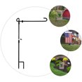 thumbnail image 6 of Metal Garden Flag Pole Stand Holder Yard Banner Bracket Post for Outdoor Decorations and Party Flagpoles Welcome Display, 6 of 6