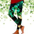 thumbnail image 1 of WILLBEST Leggings Deportivos de Yoga con Estampado Del Día de San Patricio para Mujer, de Cintura Alta, Elásticos, Cómodos, Suaves, Transpirables Y Absorbentes. Mediana, 1 of 3