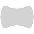 thumbnail image 4 of ECR4Kids Collaborative Bowtie Contour Thermo-Fused Adjustable Activity Table Grey/Grey/Silver - Standard Swivel, 4 of 4