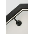 thumbnail image 3 of Hickory Hardware One Piece Handrail Bracket - White HH57738-W, 3 of 3