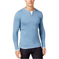 thumbnail image 2 of INC - Camiseta henley para hombre, color azul, XS I-N-C henley, 2 of 2
