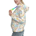 thumbnail image 2 of Lsque Icecream Truck Pattern Casual Women's Hoodie,Hooded Sweatshirt with Kangaroo Pocket,Pullover Hoodie with Eye-catching Drawstrings-Small, 2 of 7