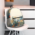 thumbnail image 5 of Honeii Floral Mountain Landscape Print School Backpack,Casual Lightweight Travel Rucksack Daypack,Backpacks for College High, 5 of 6
