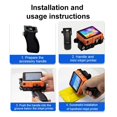 thumbnail image 5 of Handheld Inkjet Intelligent Printer Text QR Code Image Batch Number Expired Date Label Printing Machine Multi Material Printing, 5 of 5