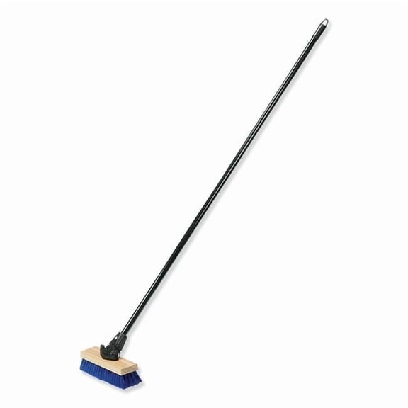 SKILCRAft, NSN6827630, FlexSweep Deck Brush w/ FlexSweep Handle, 1 Each, Blue