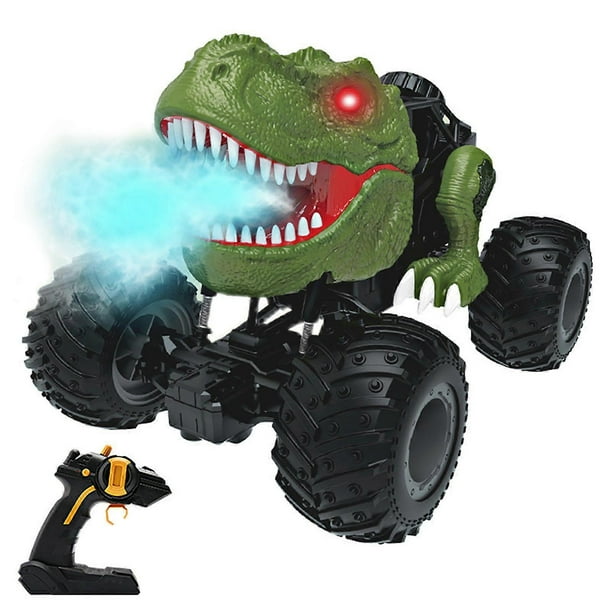 Remote Control Dinosaur Car Drift Truck with Smart Spray Full Functions for Boys