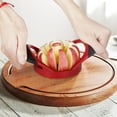 thumbnail image 5 of Apple Slicer, 4.72 Inch Apple Corer and Slicer - Apple Cutter with 12 Sharp Blades, Apple Corer Tool - Easy Gadgets, 5 of 7