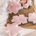 thumbnail image 6 of Puzzle Shaped Cushion - Puzzle Piece Throw Pillow, Home Decoration，Puzzle Shaped Pillow for Office Chair Sofa Back Cushion Plush Household Chair, 6 of 6