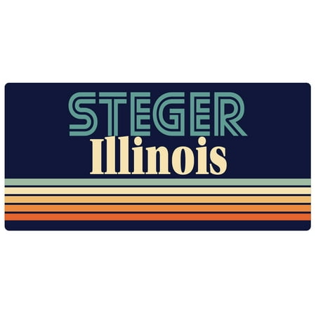 

Steger Illinois 5 x 2.5-Inch Fridge Magnet Retro Design