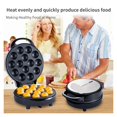 thumbnail image 4 of 750W Electric Cake Pop Maker Non-Stick 14 Cake Capacity Cupcake Maker Griddle Donuts Octopus Balls ,Easy to Operate, 4 of 5