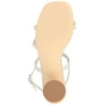 thumbnail image 6 of Journee Womens Lornnah Beaded Strap Heeled Dress Sandals, 6 of 10