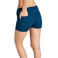 thumbnail image 2 of TheLovely Women's & Juniors Classic Casual 5 Pockets Ponte Solid Shorts, 2 of 2