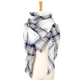 thumbnail image 1 of Jusqu'à 65 % de Rabais Mode Hiver Femmes Foulard Colorée Décontractée Carrée à Franges Châle Foulard à la Mode en Liquidation, 1 of 3
