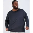 thumbnail image 4 of Real Essentials 3 Pack: Men’s Big & Tall Tech Stretch Long-Sleeve & Short-Sleeve Dry-Fit T-Shirt (3XT-5XT), 4 of 5