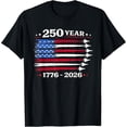 thumbnail image 2 of 100% Cotton Unisex 250 Years American 1776 2026 250th USA Patriotic 4th of July T-Shirt, 2 of 5